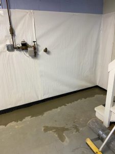 Abbott Job 2 Basement waterproofing