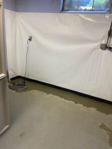 Basement waterproofing